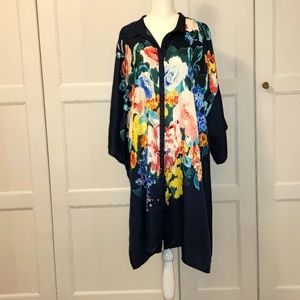 .Johnny Was Silk Kimono Tunic